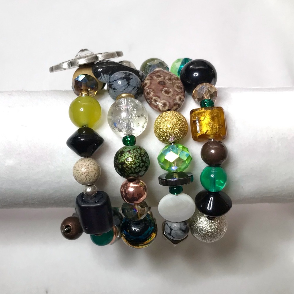 Handmade Bracelet with Vintage and Modern Elements (NB71-4H) New Without Tags - Picture 4 of 10